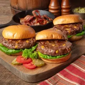Cheddar and Bacon Steakburgers