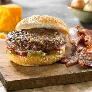 Cheddar and Bacon Steakburgers