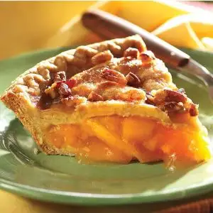 Peach Praline Pie
