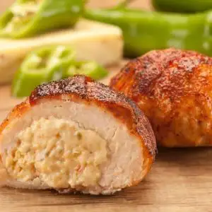 Pepper Jack and Green Chile Stuffed Chicken Breast