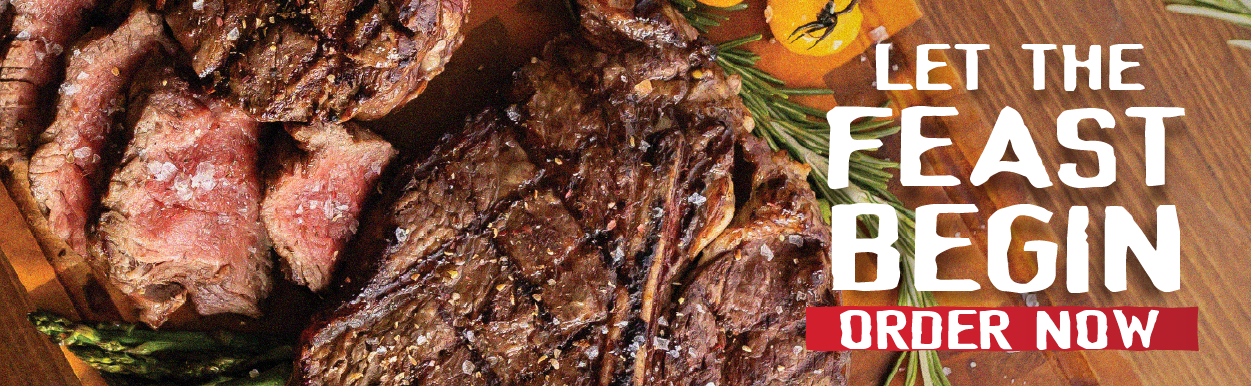 Steaks - Let the Feast Begin - Order Now - Free Shipping